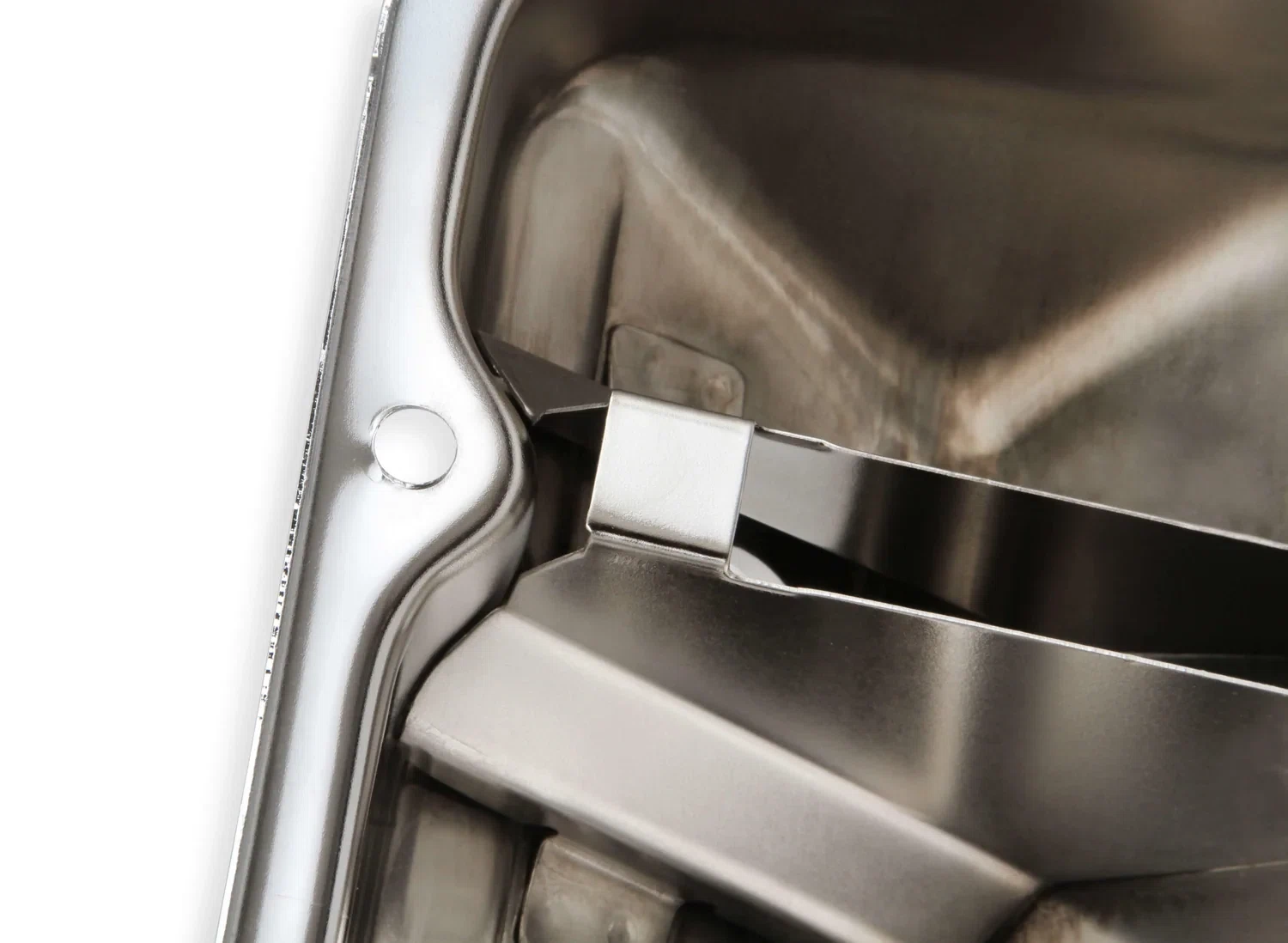Mr. Gasket Chrome Valve Covers with Baffle - 9413